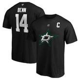 Jamie Benn Dallas Stars Fanatics Authentic Stack Name & Number T-Shirt Online