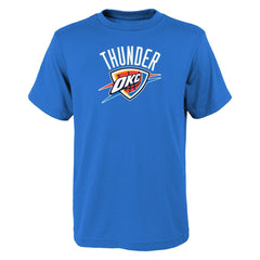 Oklahoma City Thunder Youth Primary Logo T-Shirt New
