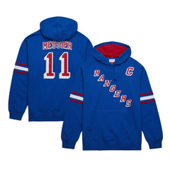 Mark Messier New York Rangers Mitchell & Ness Name & Number Premium Pullover Hoodie Online