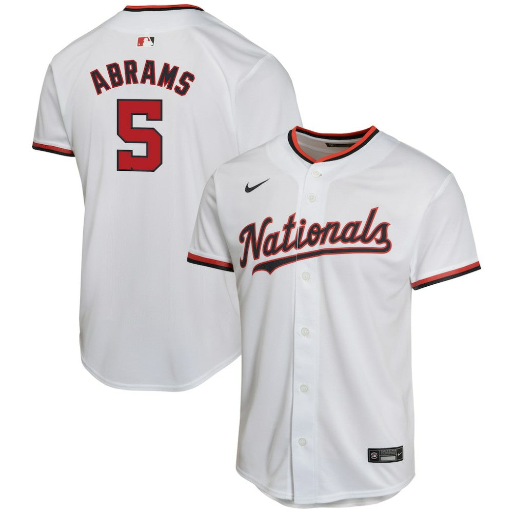 CJ Abrams Washington Nationals Nike Youth Home Game Player Jersey | MLB Sale
