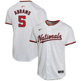 CJ Abrams Washington Nationals Nike Youth Home Game Player Jersey | MLB Sale