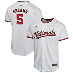 CJ Abrams Washington Nationals Nike Youth Home Game Player Jersey | MLB Sale