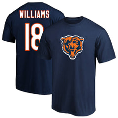 Chicago Bears Fanatics Caleb Williams Big & Tall Player Name & Number T-Shirt