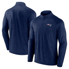 New England Patriots Fanatics Head-to-Head Raglan Quarter-Zip Jacket