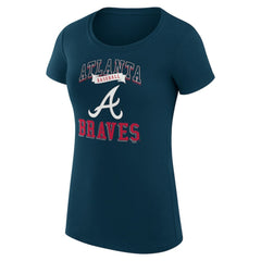 Atlanta Braves G-III 4Her by Carl Banks Women's Super-Slim Fit Lightweight Team Logo Graphic T-Shirt | MLB Online