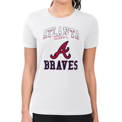 Atlanta Braves G-III 4Her by Carl Banks Women's Super-Slim Fit Lightweight Team Logo Graphic T-Shirt | MLB Near me