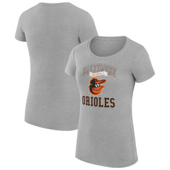 Baltimore Orioles G-III 4Her by Carl Banks Women's Super-Slim Fit Lightweight Team Logo Graphic T-Shirt | MLB New