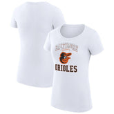 Baltimore Orioles G-III 4Her by Carl Banks Women's Super-Slim Fit Lightweight Team Logo Graphic T-Shirt | MLB Discount