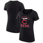 Cincinnati Reds G-III 4Her by Carl Banks Women's Super-Slim Fit Lightweight Team Logo Graphic T-Shirt | MLB US