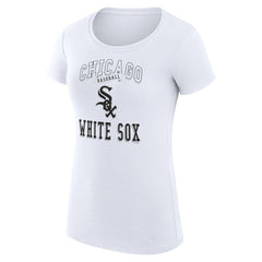 Chicago White Sox G-III 4Her by Carl Banks Women's Super-Slim Fit Lightweight Team Logo Graphic T-Shirt | MLB Shop