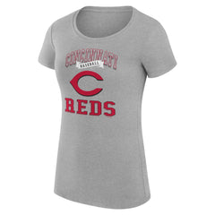 Cincinnati Reds G-III 4Her by Carl Banks Women's Super-Slim Fit Lightweight Team Logo Graphic T-Shirt | MLB Outlet