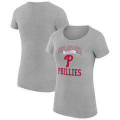 Philadelphia Phillies G-III 4Her by Carl Banks Women's Super-Slim Fit Lightweight Team Logo Graphic T-Shirt | MLB Shop
