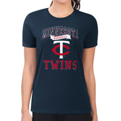 Minnesota Twins G-III 4Her by Carl Banks Women's Super-Slim Fit Lightweight Team Logo Graphic T-Shirt | MLB Shop
