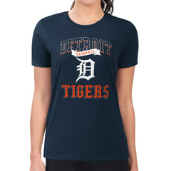 Detroit Tigers G-III 4Her by Carl Banks Women's Super-Slim Fit Lightweight Team Logo Graphic T-Shirt | MLB Online