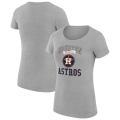 Houston Astros G-III 4Her by Carl Banks Women's Super-Slim Fit Lightweight Team Logo Graphic T-Shirt | MLB On Sale