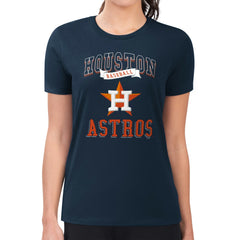 Houston Astros G-III 4Her by Carl Banks Women's Super-Slim Fit Lightweight Team Logo Graphic T-Shirt | MLB US