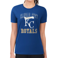 Kansas City Royals G-III 4Her by Carl Banks Women's Super-Slim Fit Lightweight Team Logo Graphic T-Shirt | MLB Shop