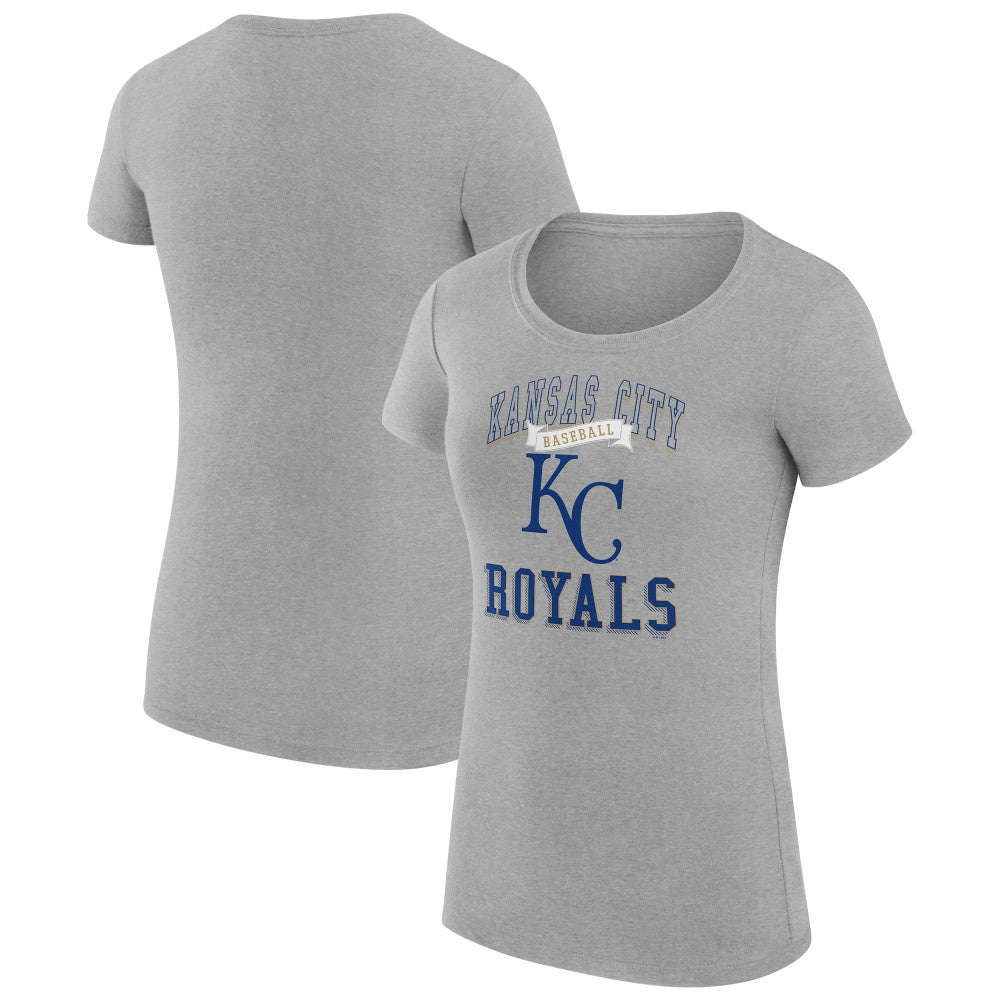 Kansas City Royals G-III 4Her by Carl Banks Women's Super-Slim Fit Lightweight Team Logo Graphic T-Shirt | MLB Discount