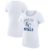 Kansas City Royals G-III 4Her by Carl Banks Women's Super-Slim Fit Lightweight Team Logo Graphic T-Shirt | MLB New