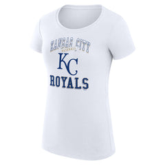 Kansas City Royals G-III 4Her by Carl Banks Women's Super-Slim Fit Lightweight Team Logo Graphic T-Shirt | MLB New