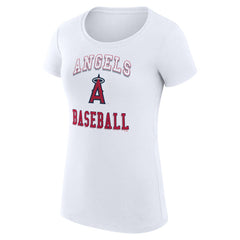 Los Angeles Angels G-III 4Her by Carl Banks Women's Super-Slim Fit Lightweight Team Logo Graphic T-Shirt | MLB US