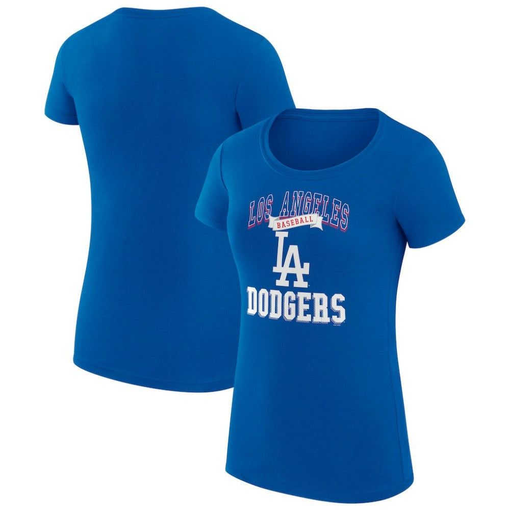 Los Angeles Dodgers G-III 4Her by Carl Banks Women's Super-Slim Fit Lightweight Team Logo Graphic T-Shirt | MLB Shop
