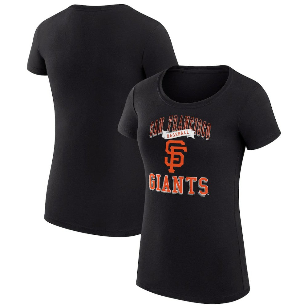 San Francisco Giants G-III 4Her by Carl Banks Women's Super-Slim Fit Lightweight Team Logo Graphic T-Shirt | MLB New