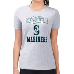 Seattle Mariners G-III 4Her by Carl Banks Women's Super-Slim Fit Lightweight Team Logo Graphic T-Shirt | MLB Online