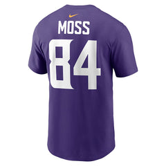 Minnesota Vikings Nike Randy Moss Retired Player Name & Number T-Shirt