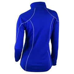 Chicago Cubs Columbia Women's Cooperstown Collection Shotgun 2.0 Omni-Wick Quarter-Zip Top - Royal | MLB Discount