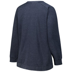 Chicago Bears Profile Women's Plus Size Acid Wash Raglan Sweatshirt