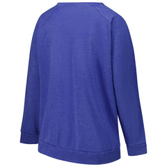 Indianapolis Colts Profile Women's Plus Size Acid Wash Raglan Sweatshirt