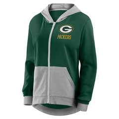 Green Bay Packers Fanatics Women's Hit It Full-Zip Hoodie