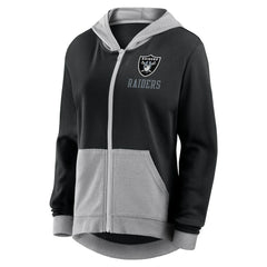 Las Vegas Raiders Fanatics Women's Hit It Full-Zip Hoodie