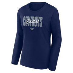 Dallas Cowboys Fanatics Women's Long Sleeve Scoop Neck T-Shirt