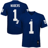 New York Giants Malik Nabers Youth Replica Player Jersey