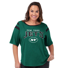 New York Jets G-III 4Her by Carl Banks Women's Plus Size Linebacker T-Shirt