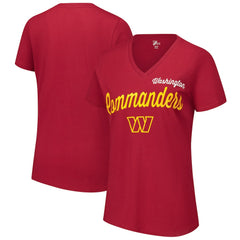 Washington Commanders G-III 4Her by Carl Banks Women's Post Season V-Neck T-Shirt