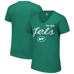 New York Jets G-III 4Her by Carl Banks Women's Post Season V-Neck T-Shirt