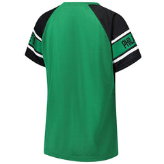 Philadelphia Eagles Starter Women's 1st Rounder Color Block Raglan Top