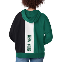New York Jets Starter Women's Power Move Long Sleeve Pullover Hoodie