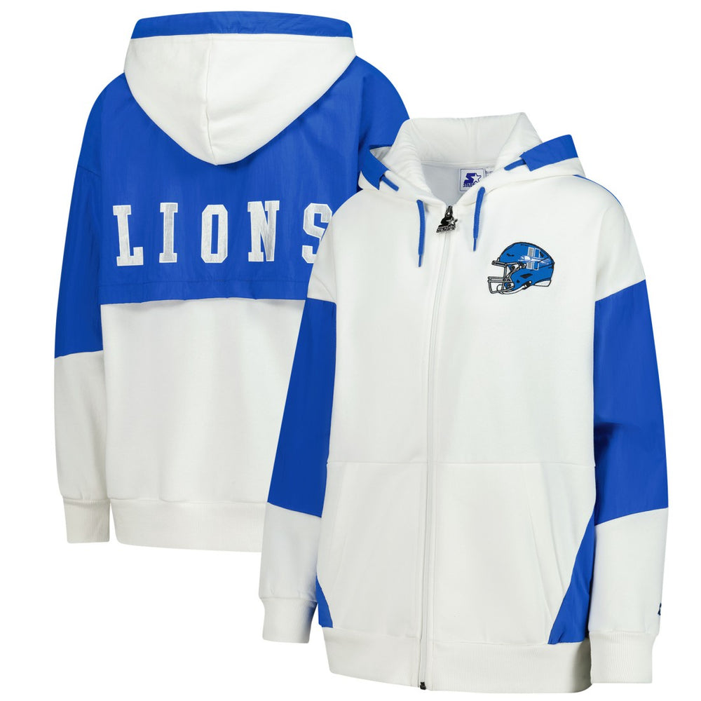 Detroit Lions Starter Women's Scrimmage Full-Zip Hoodie