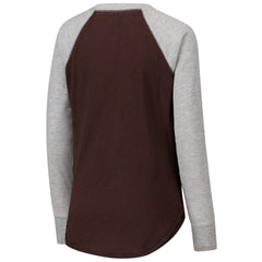 Cleveland Browns G-III 4Her by Carl Banks Women's Waffle Knit Raglan Long Sleeve T-Shirt