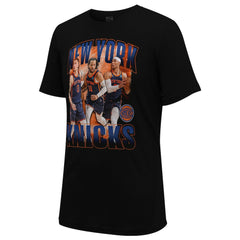 Jalen Brunson, Donte DiVincenzo & Josh Hart New York Knicks Stadium Essentials Unisex Trio T-Shirt On Sale