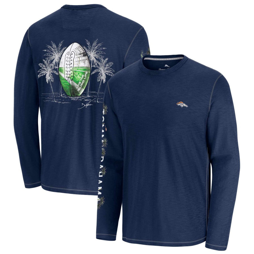 Denver Broncos Tommy Bahama Oasis Endzone Lux Long Sleeve T-Shirt