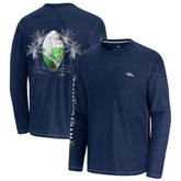 Denver Broncos Tommy Bahama Oasis Endzone Lux Long Sleeve T-Shirt