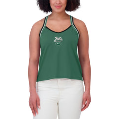 New York Jets WEAR by Erin Andrews Women's Cross Strap Tri-Blend Tank Top