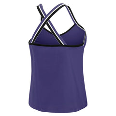 Baltimore Ravens WEAR by Erin Andrews Women's Cross Strap Tri-Blend Tank Top