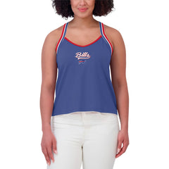 Buffalo Bills WEAR by Erin Andrews Women's Cross Strap Tri-Blend Tank Top
