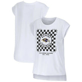 Baltimore Ravens WEAR by Erin Andrews Women's Checker Muscle Tank Top